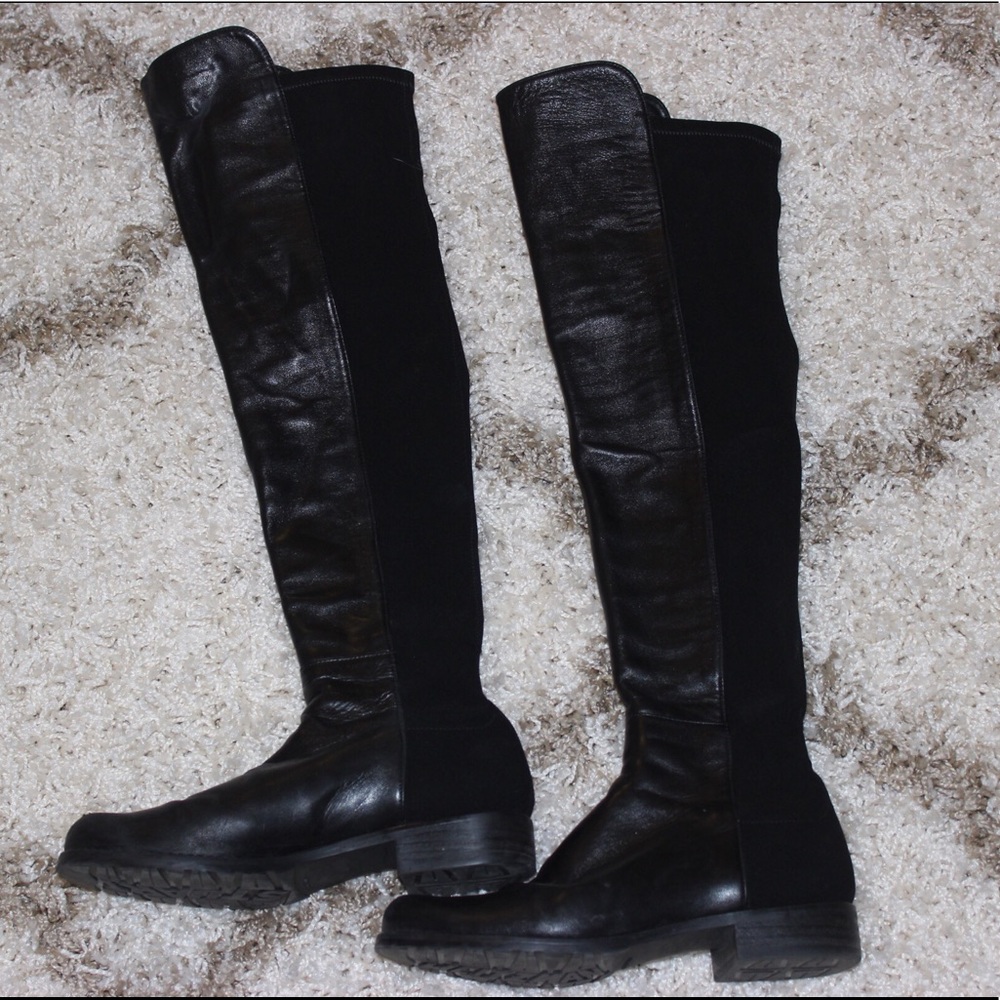 Stuart Weitzman 5050 black Over the knee boots